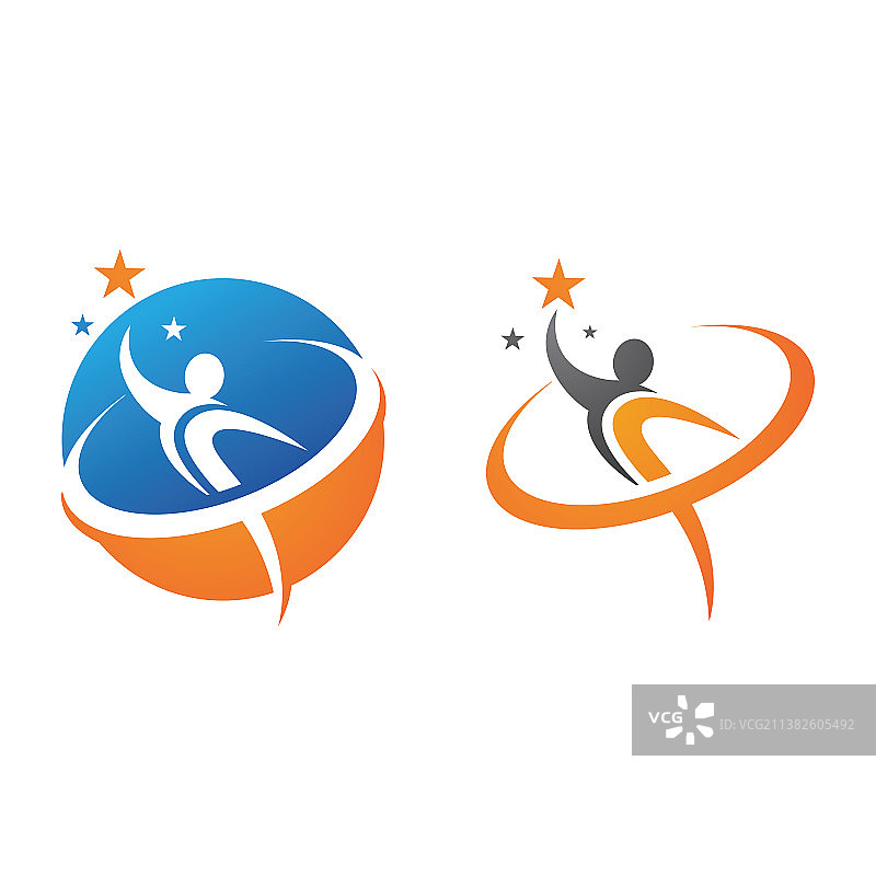 成功人士星星标志图片素材