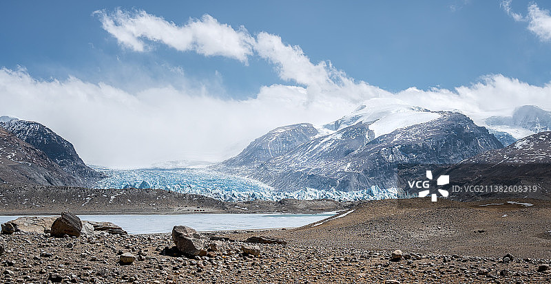 不能飞无人机的40冰川图片素材