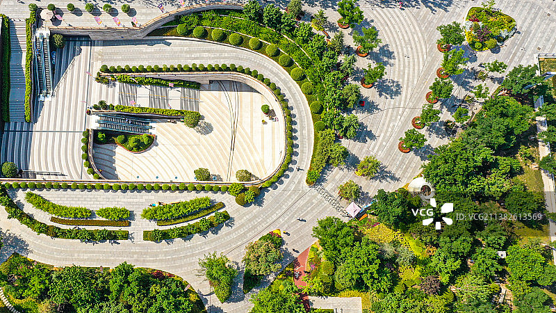 公园入口广场图片素材