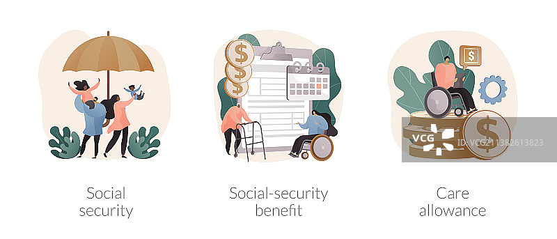 国家补贴抽象概念图片素材