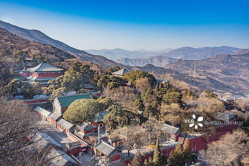 北京门头沟戒台寺图片素材