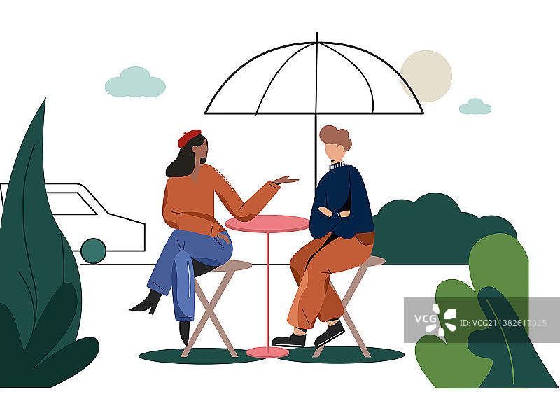 扁平人物插画图片素材