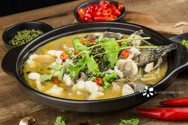 金汤酸菜鱼图片素材