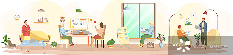 办公室职员同事同事讨论图片素材