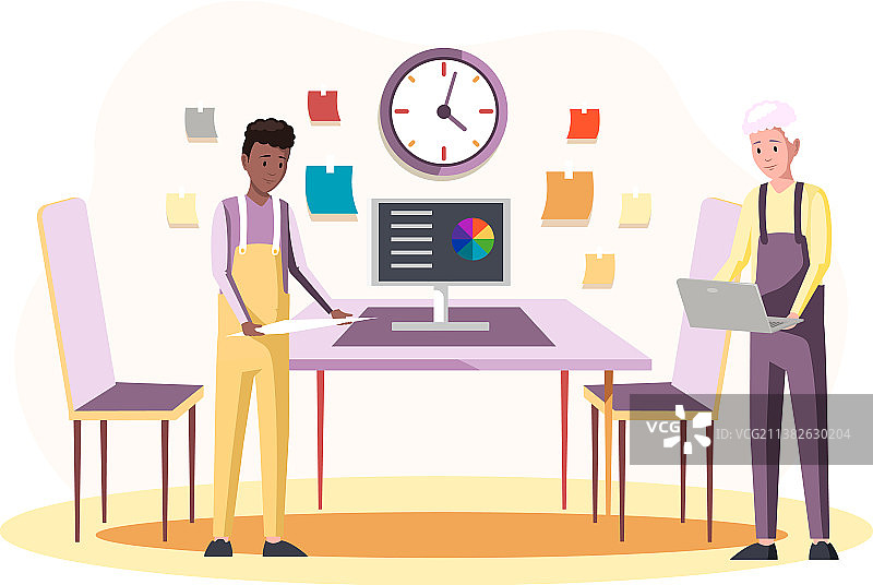 平面设计师创作艺术作品图片素材