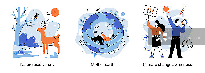 自然生物多样性，地球母亲图片素材