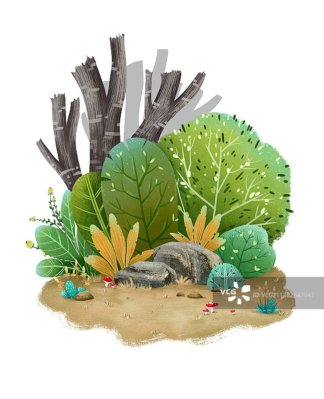 插画小场景图片素材