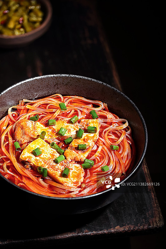 湖南郴州著名传承小吃─栖凤渡鱼粉图片素材