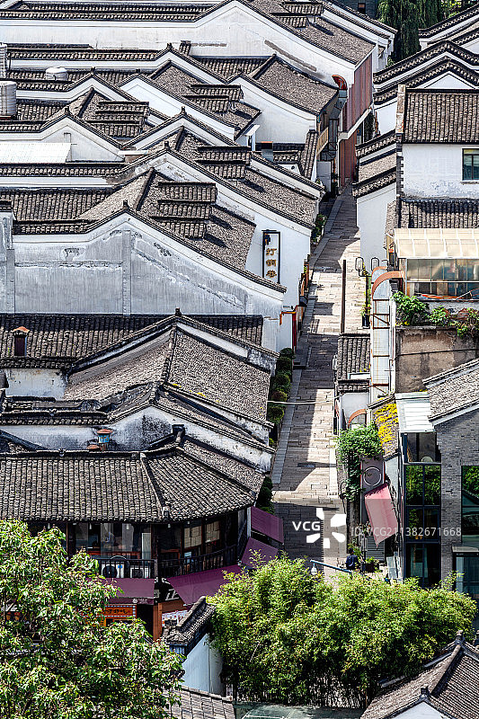 杭州城南老城区的街巷打铜巷图片素材
