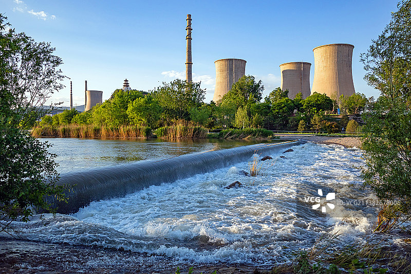 永定河畔 首钢园遗址图片素材