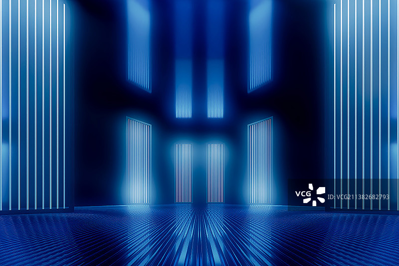 科技感的未来城市建筑图片素材