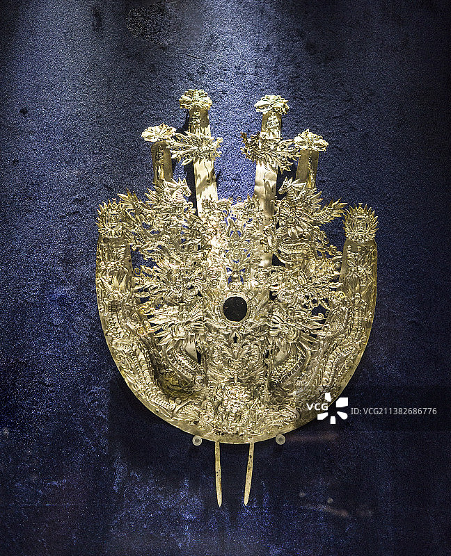 中国贵州各民族银饰图片素材