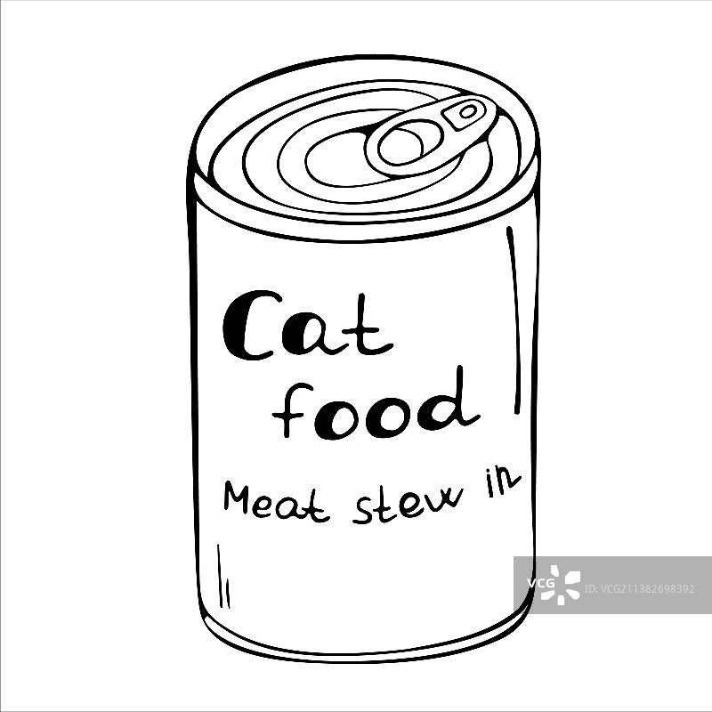 猫粮（隔离）图片素材