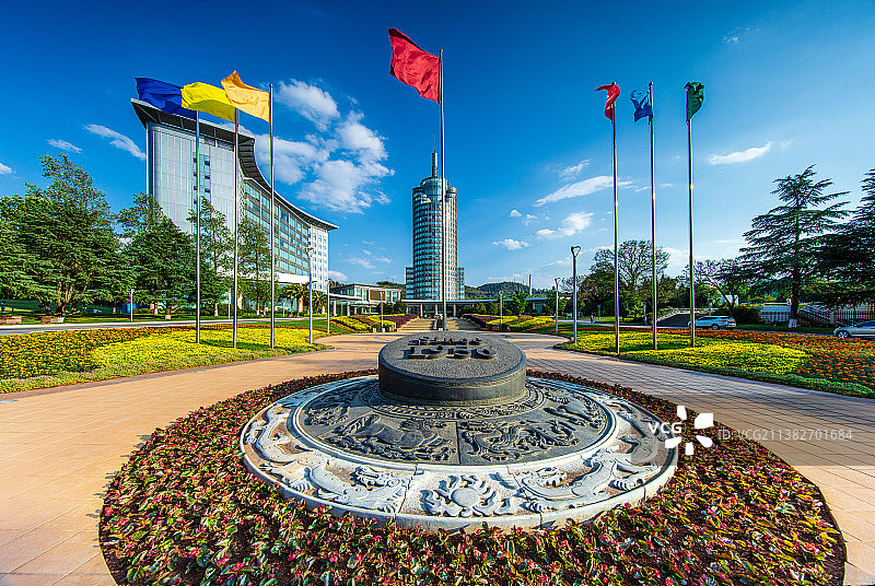 云南省玉溪市红塔集团总部图片素材