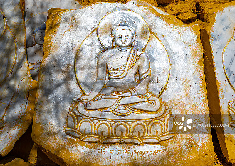 西藏拉萨帕崩岗帕邦喀寺图片素材