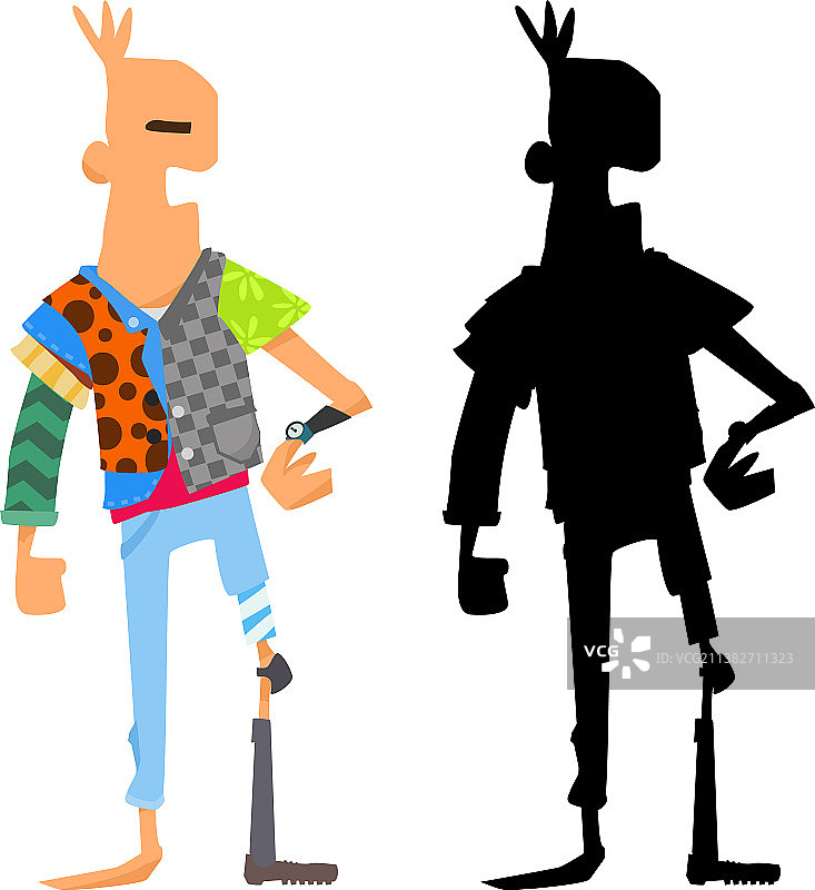 时尚受害者卡通图片素材