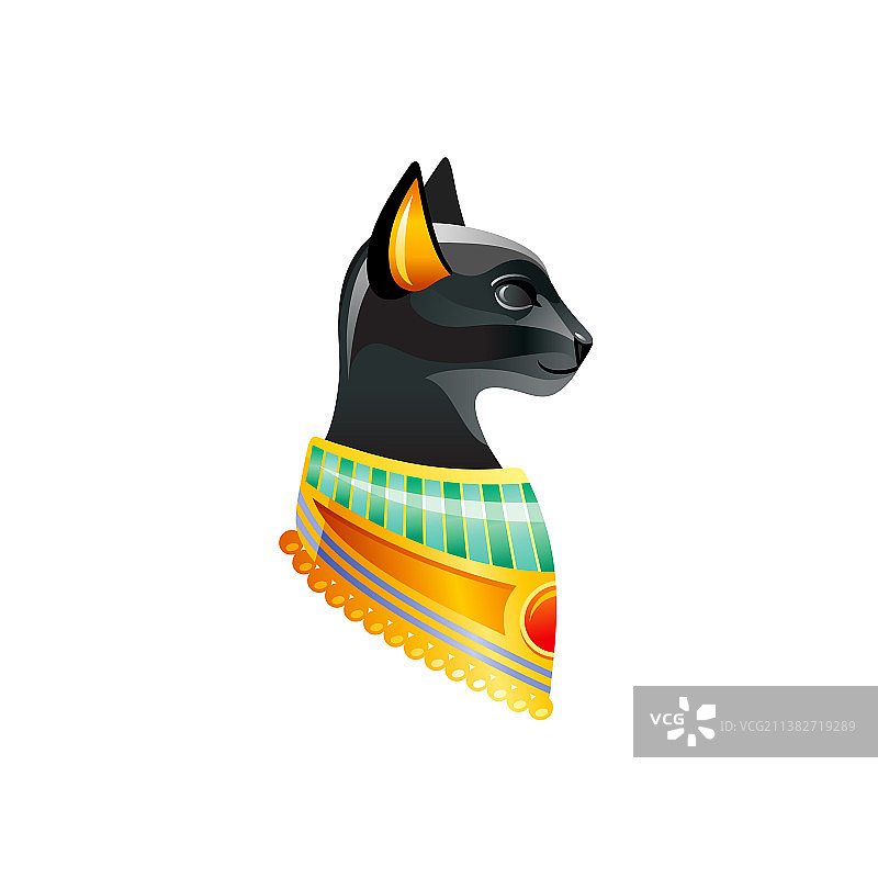 埃及猫神贝斯特黑色猫神图片素材