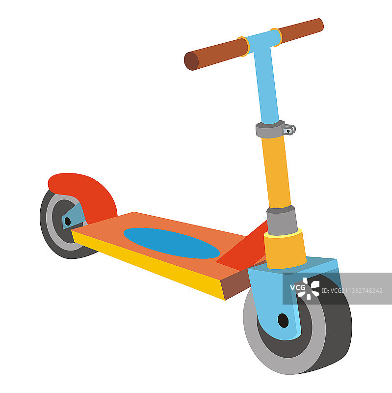 卡通滑板车玩具图片素材