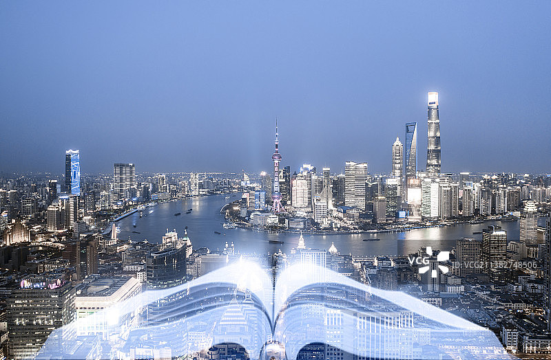 上海大数据科技智慧互联网城市图片素材