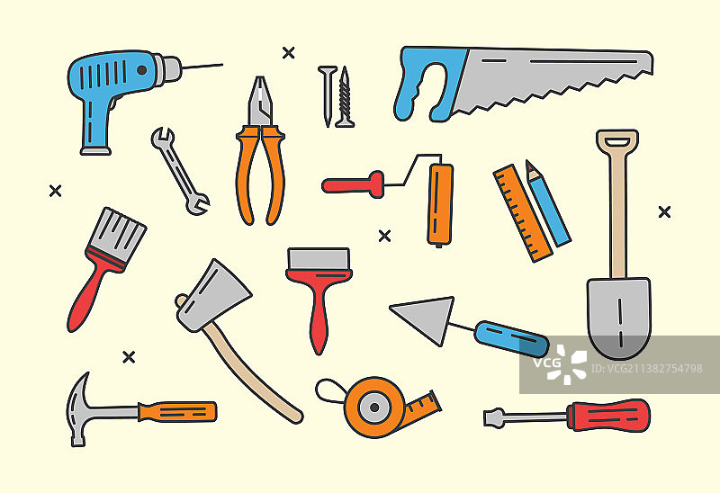 各种工作工具图片素材