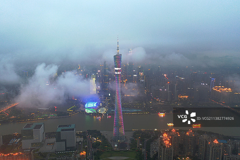 广州地标建筑城市风光小蛮腰图片素材