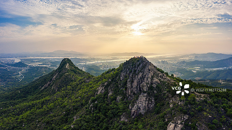 丫髻山全景图图片素材