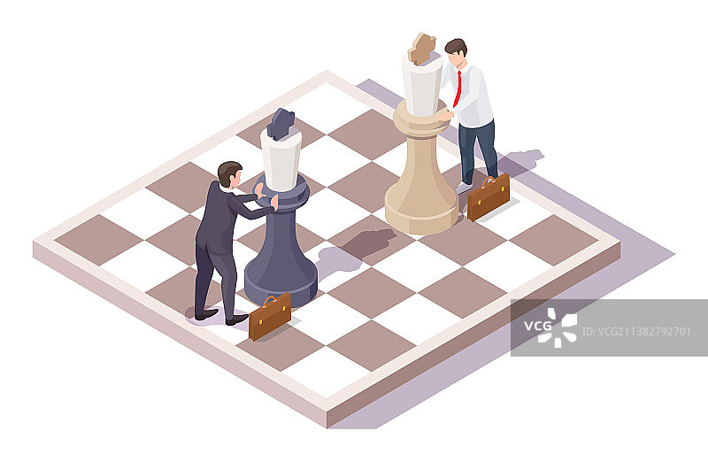 商人们在下棋图片素材