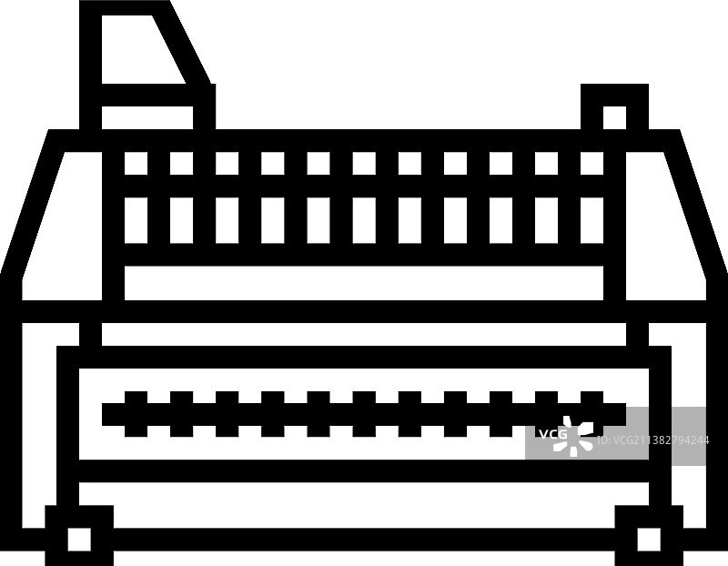 小麦分离工业工具线条图标图片素材