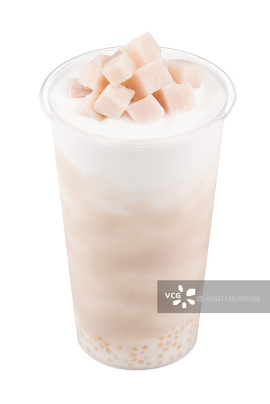 奶茶白底图片素材
