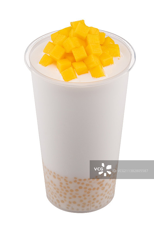 奶茶白底图片素材