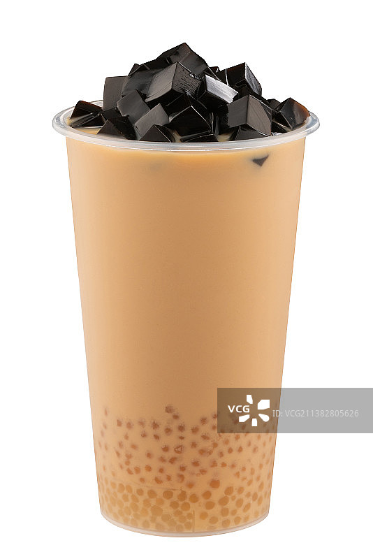 奶茶白底图片素材