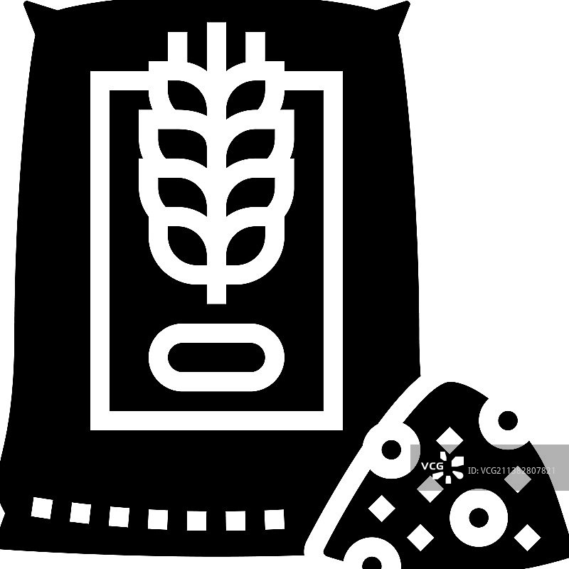 全谷物面粉包装标志符号图片素材