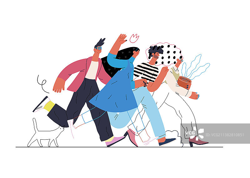 构建新事物的创业概念图片素材