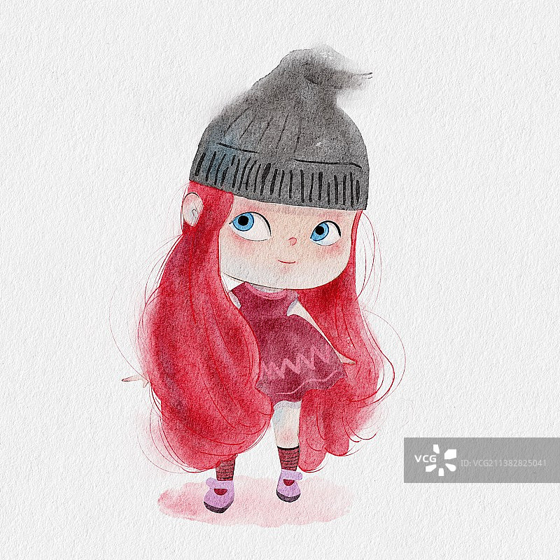 小女孩图片素材