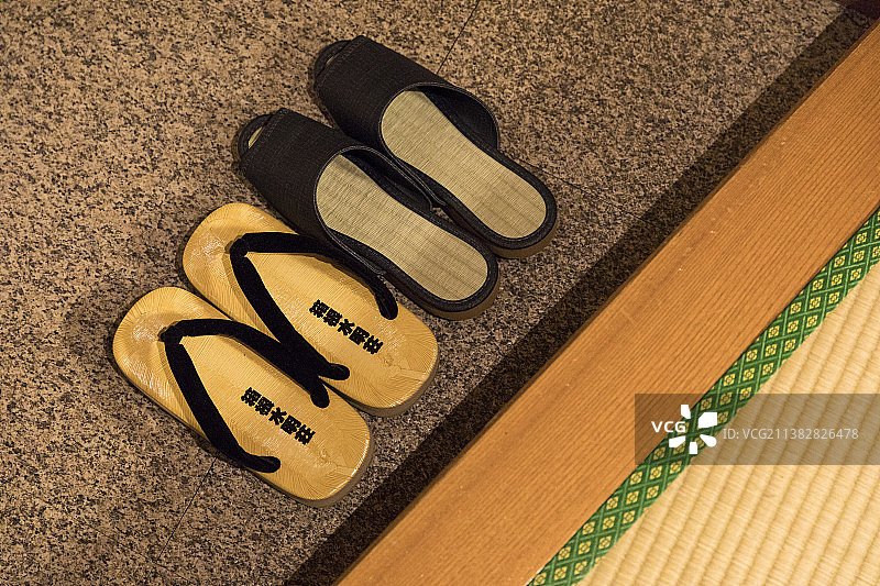 日式木屐凉鞋图片素材