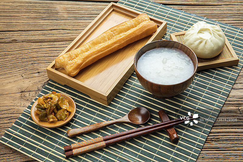 中式早餐静物图片素材