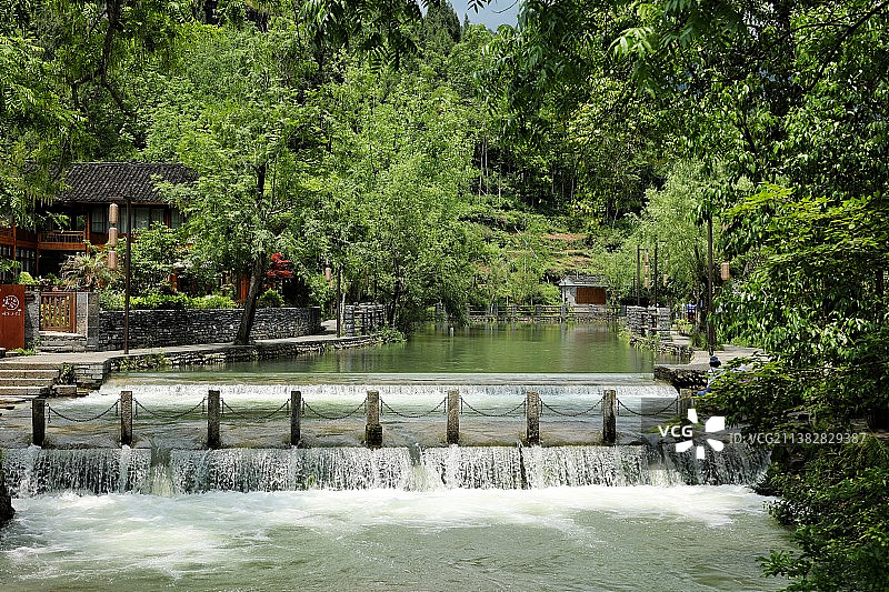贵州铜仁市江口县云舍村风光图片素材