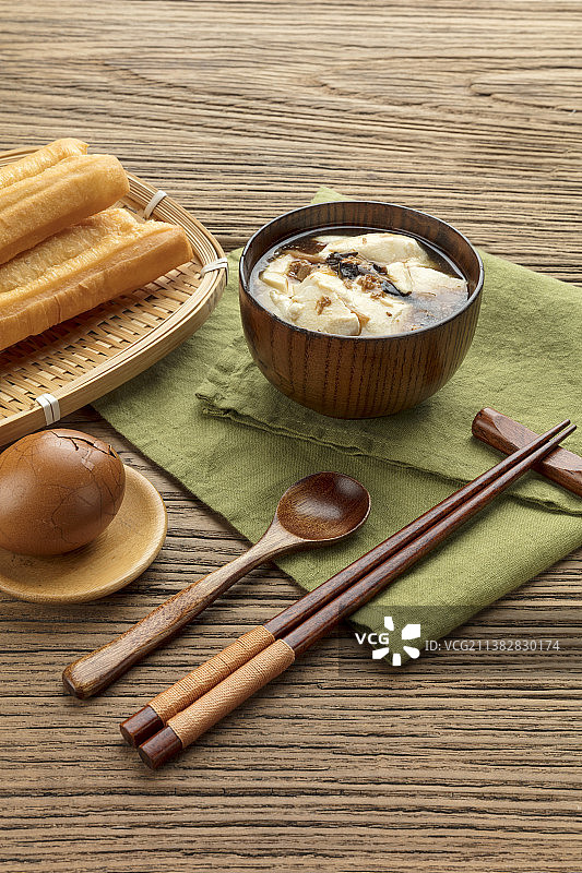 中式早餐静物特写图片素材