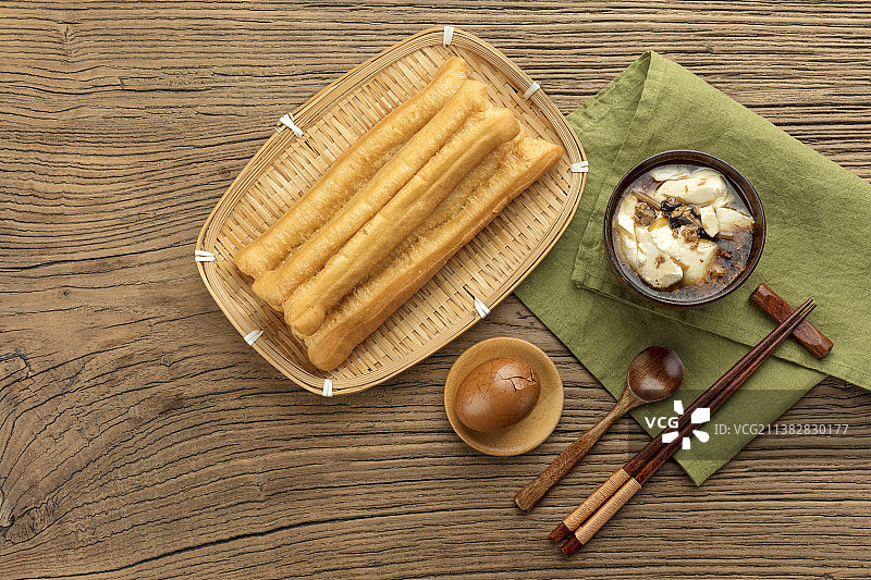 中式早餐静物图片素材