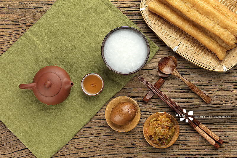 中式早餐静物特写图片素材