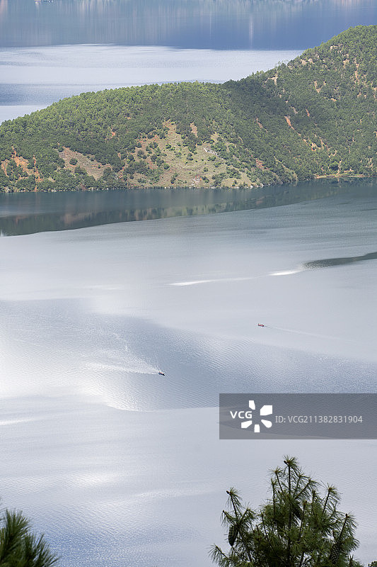 泸沽湖风光图片素材