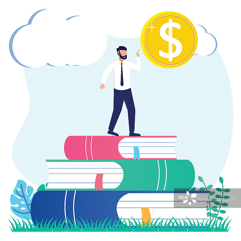 商业教育卡通人物图案图片素材