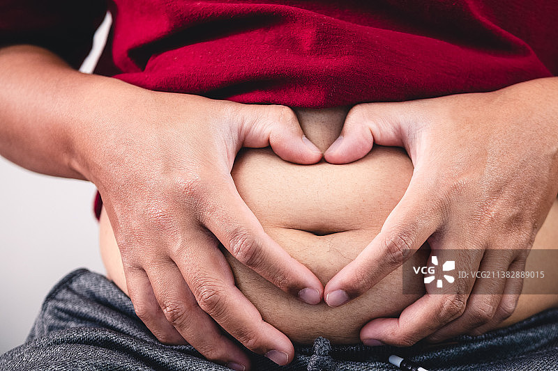 关于泰国情人节腹部脂肪的认知图片素材