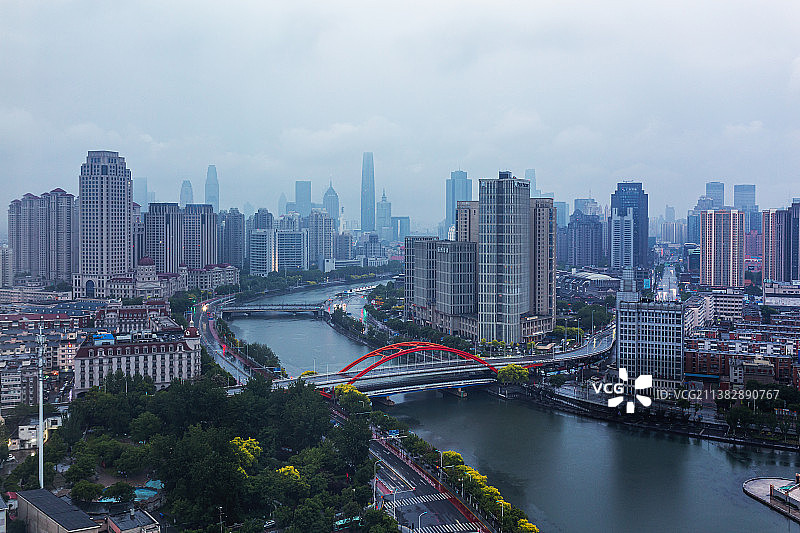 烟雨津门图片素材