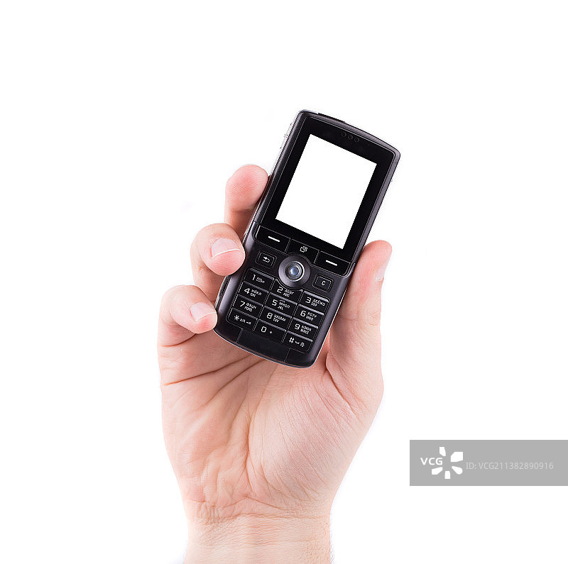 手持黑色手机特写，背景为摩尔多瓦图片素材