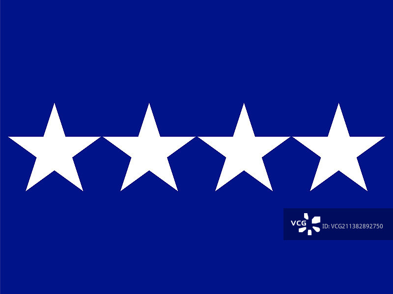 美国空军四星上将旗帜图片素材