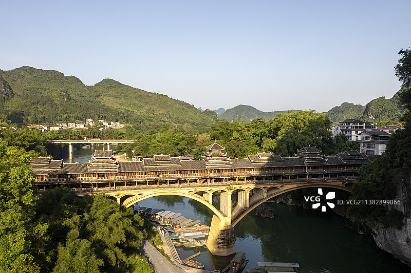 风雨桥 歌仙桥图片素材