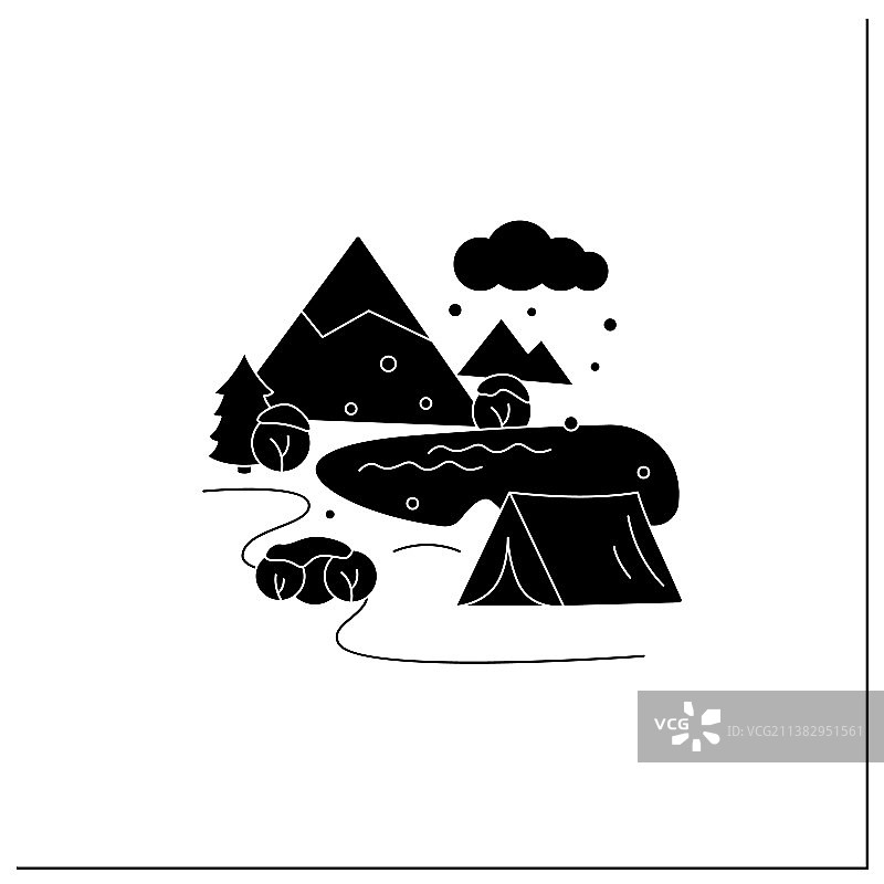 露营标志图标图片素材