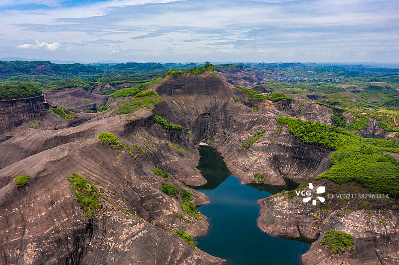航拍湖南郴州高椅岭景区图片素材