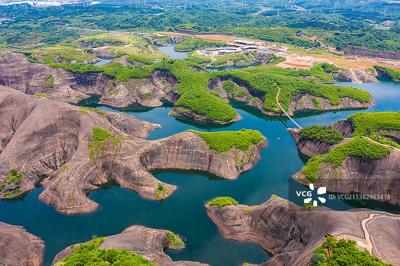 航拍湖南郴州高椅岭景区图片素材